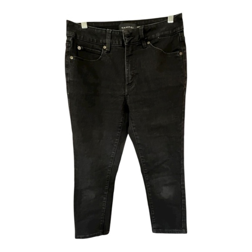 Tahari Black Denim Pants
